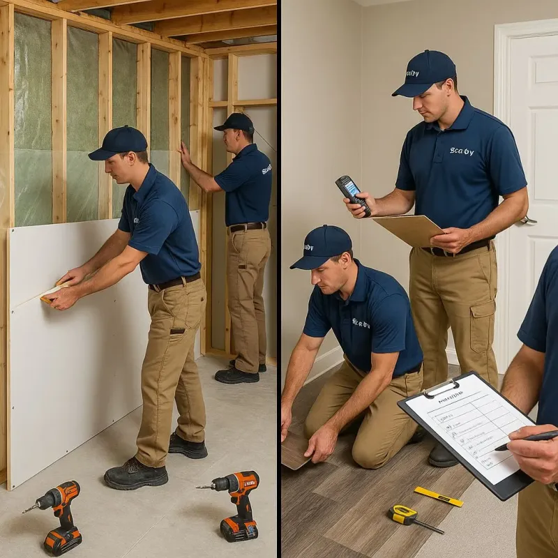 Repairs and Reconstruction process in Harford County, MD